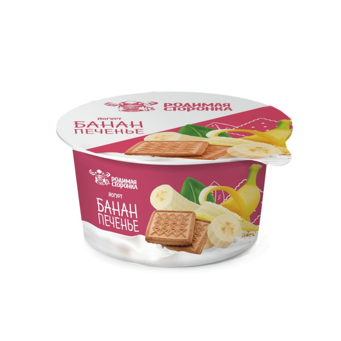 Банан и вкус печенья 2,5% 1