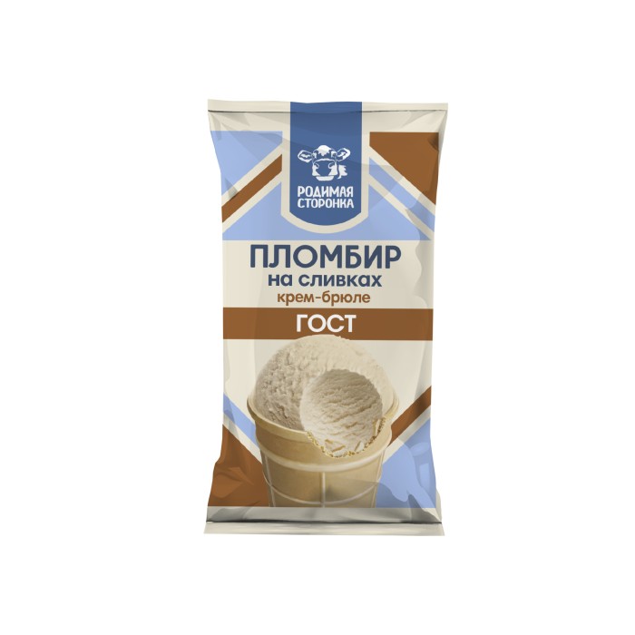 Пломбир на сливках крем-брюле ГОСТ 1