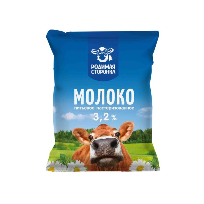 Молоко пастеризованное 3,2% 1000 г 1