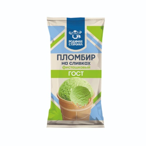 Пломбир на сливках фисташковый ГОСТ